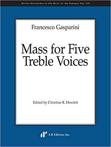 Gasparini Mass for five treble voices