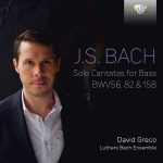 David Greco sings Bach CD cover