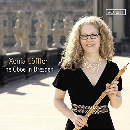 Cover of Xenia Löffler's "The oboe in Dresden" CD
