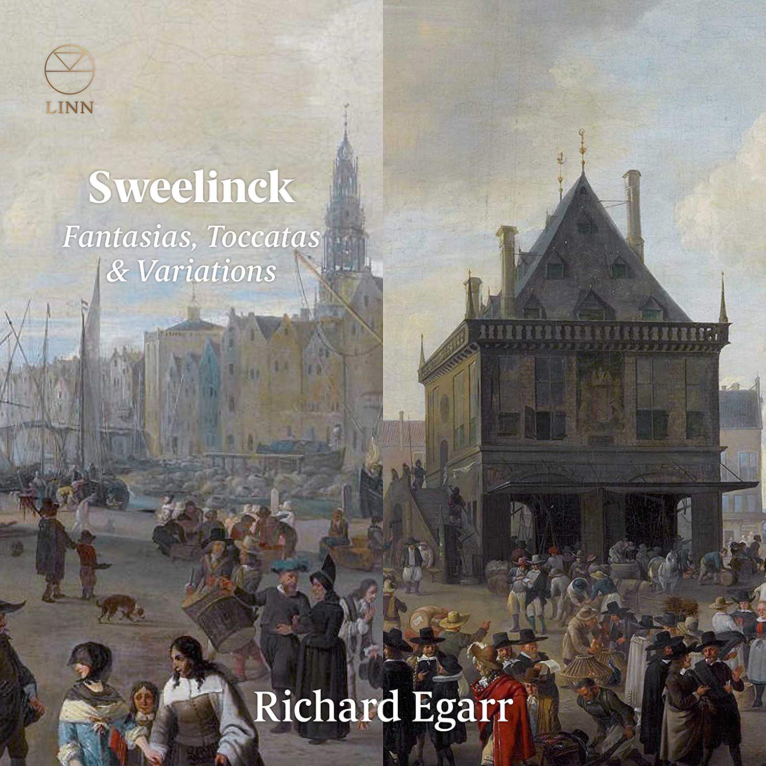 Sweelinck key board music CD cover Richard Egarr
