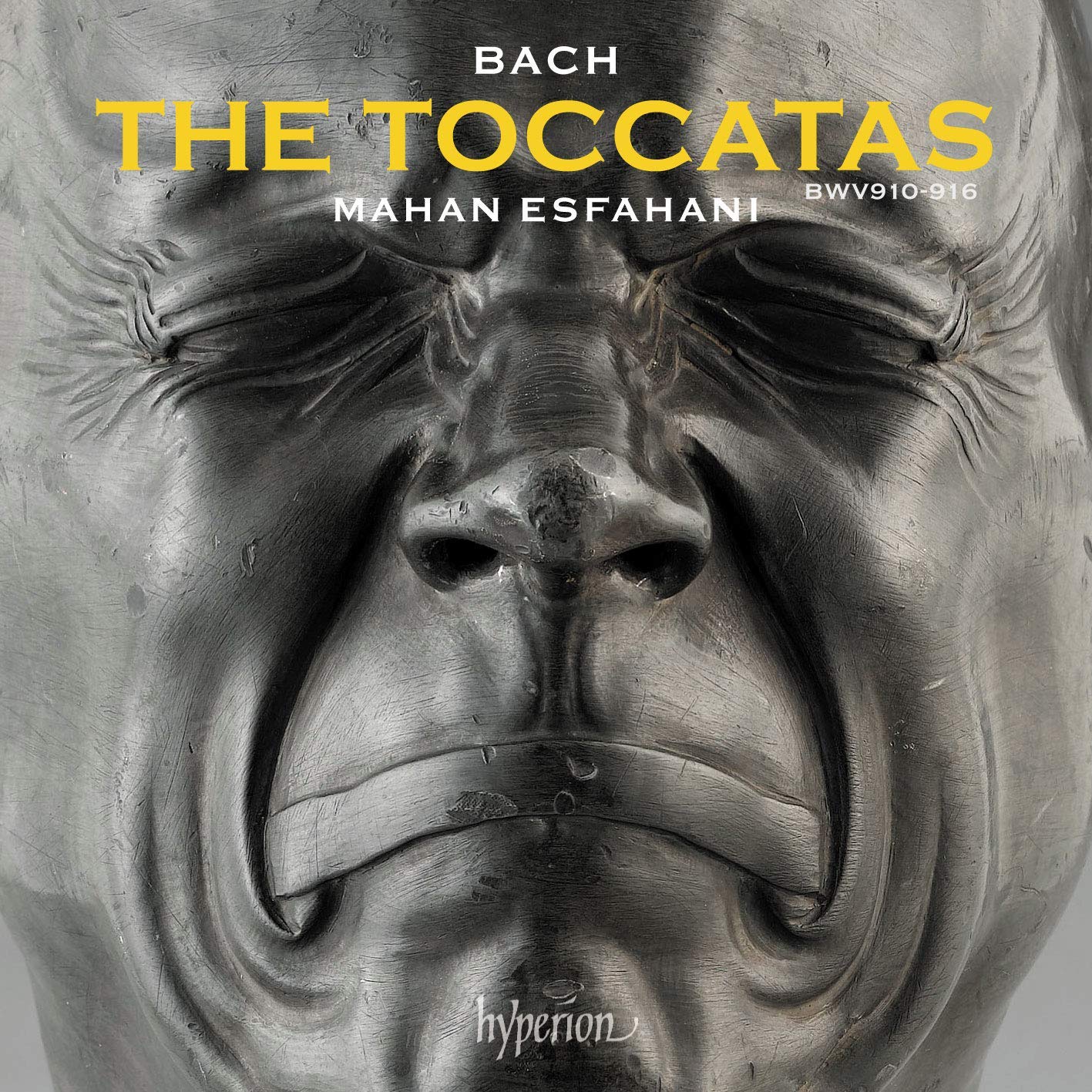 CD booklet cover for Bach: The toccatas