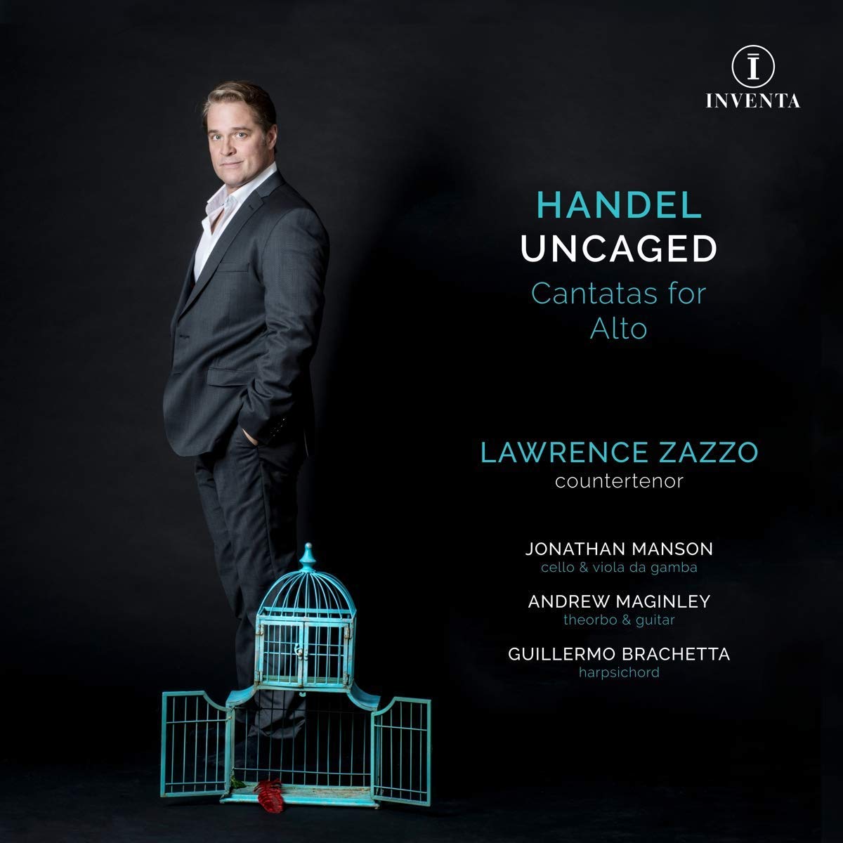 Zazzo Handel Uncaged cover of the CD