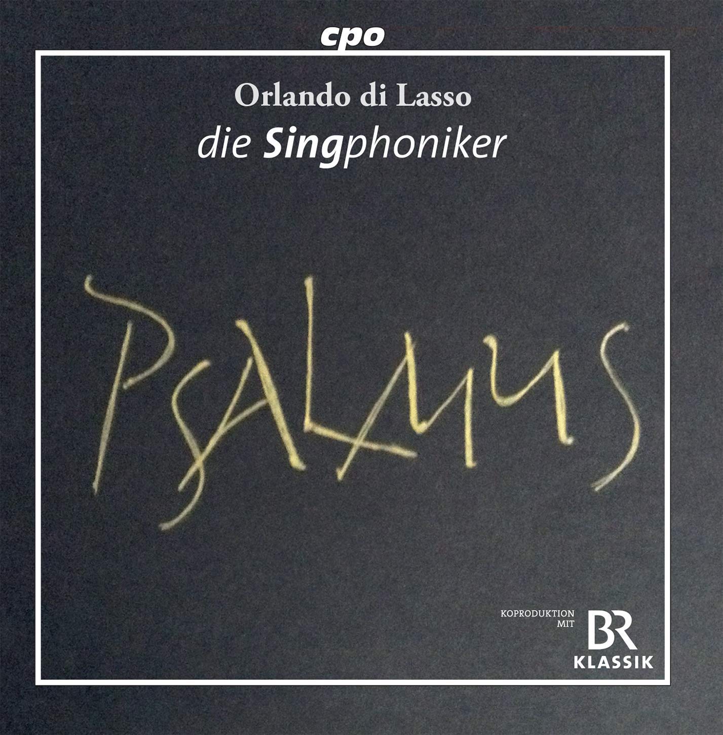 Lassus Psalmus CD cover