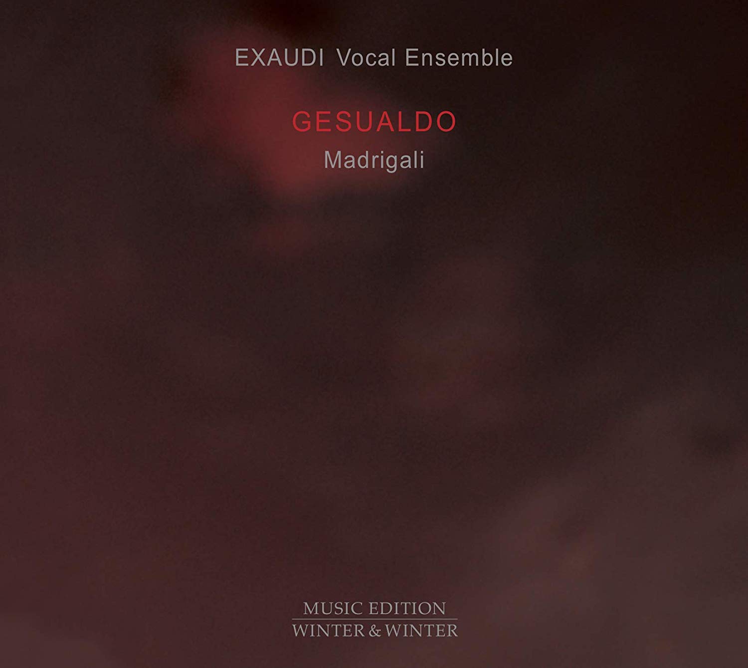 Exaudi Gesualdo madrigals CD cover
