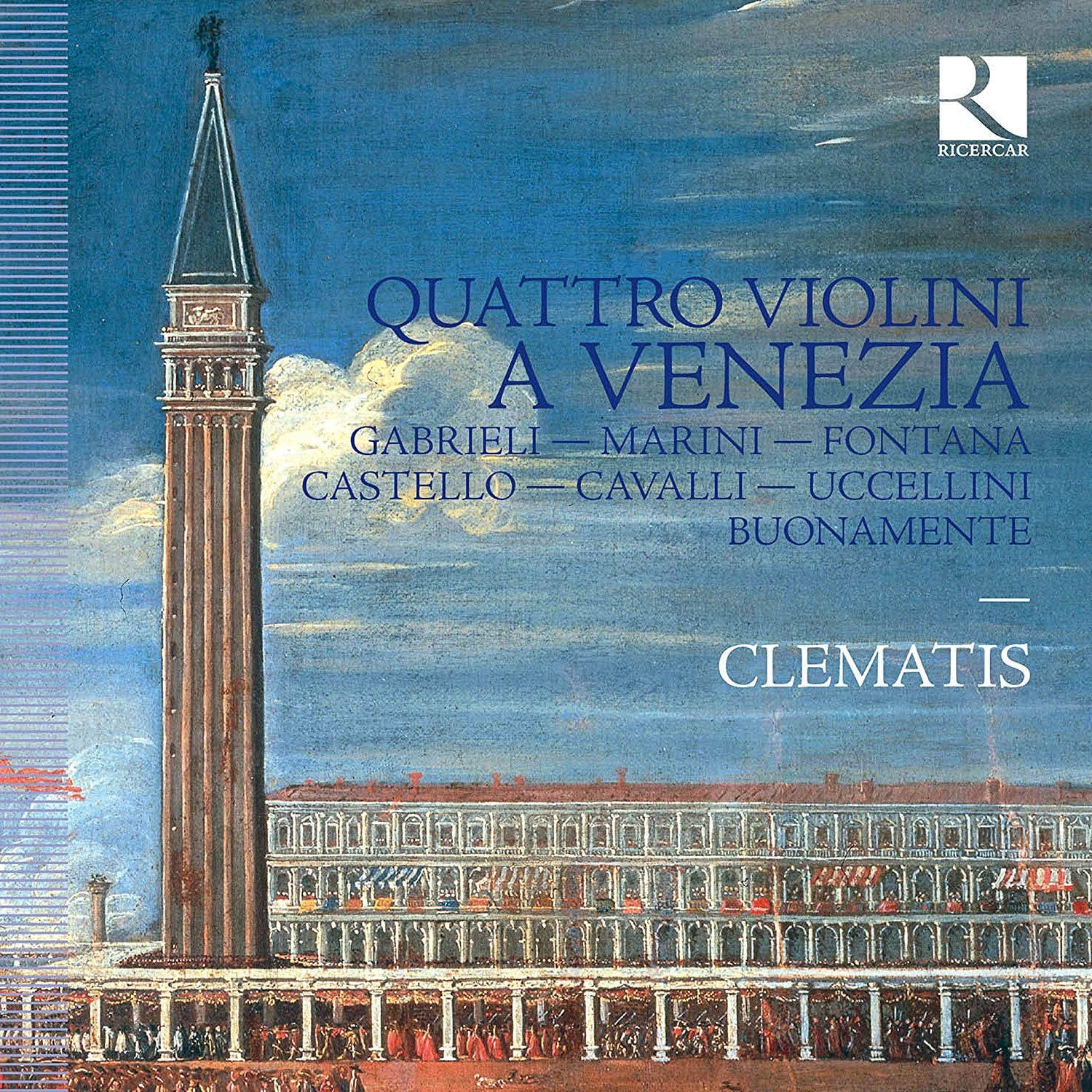 CD cover of Quattro violini a Venezia Clematis