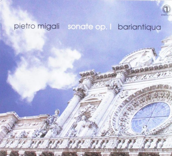 CD cover Pietro Migali op. 1 trio sonatas