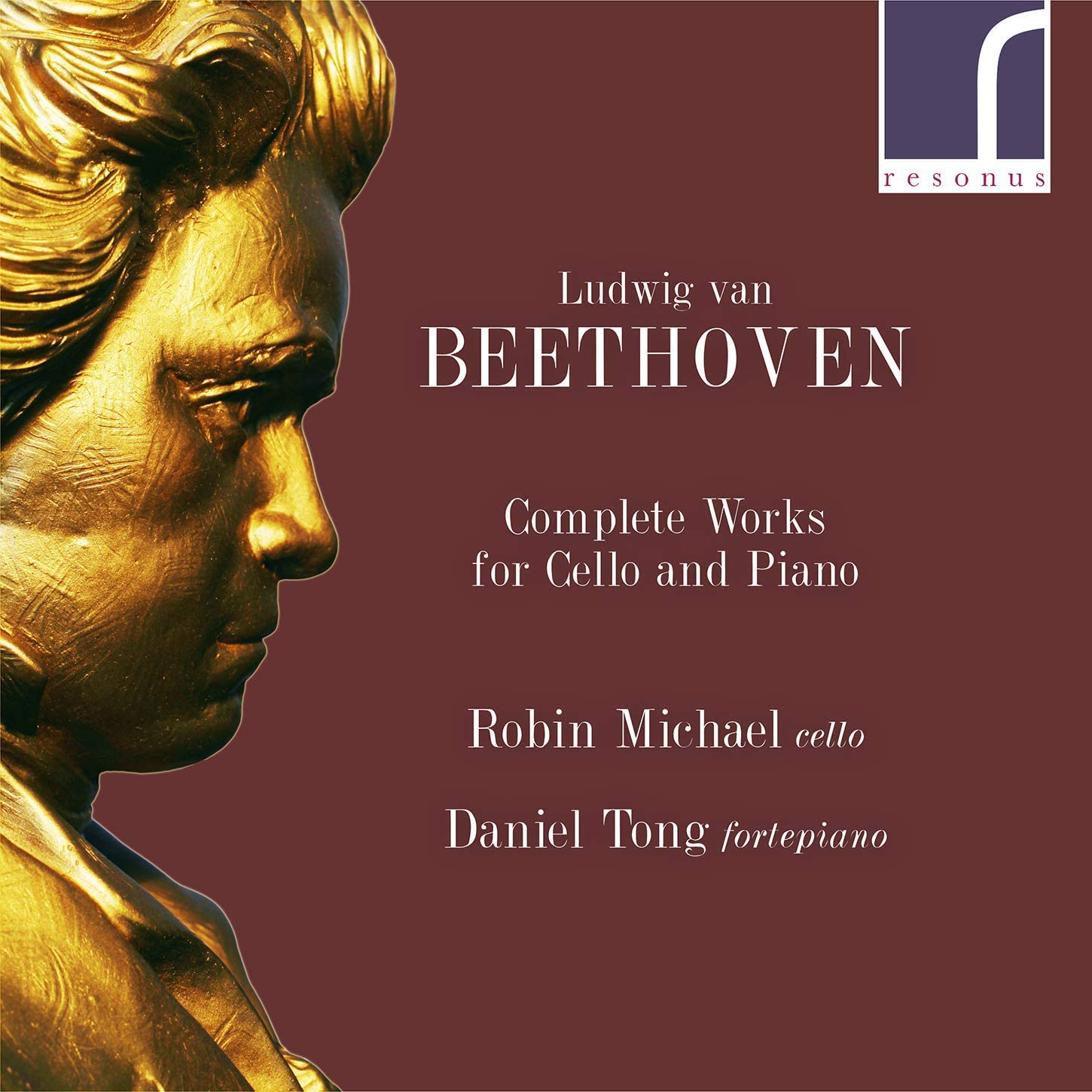Cover of resonus Beethoven cello music CD