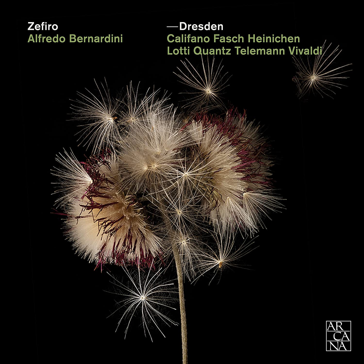 Cover of Zeifro CD devoted to Dresden baroque chamber music