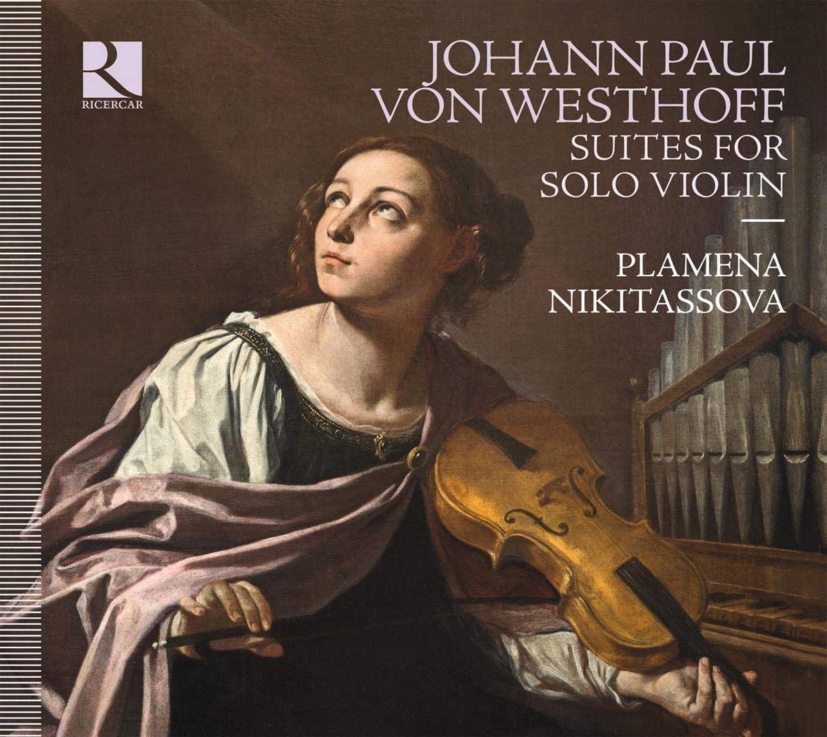 CD cover of von Westhoff's suites for solo violin