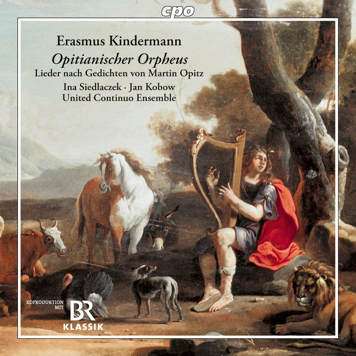 Chamber and vocal music by Erasmus Kindermann CD cover
