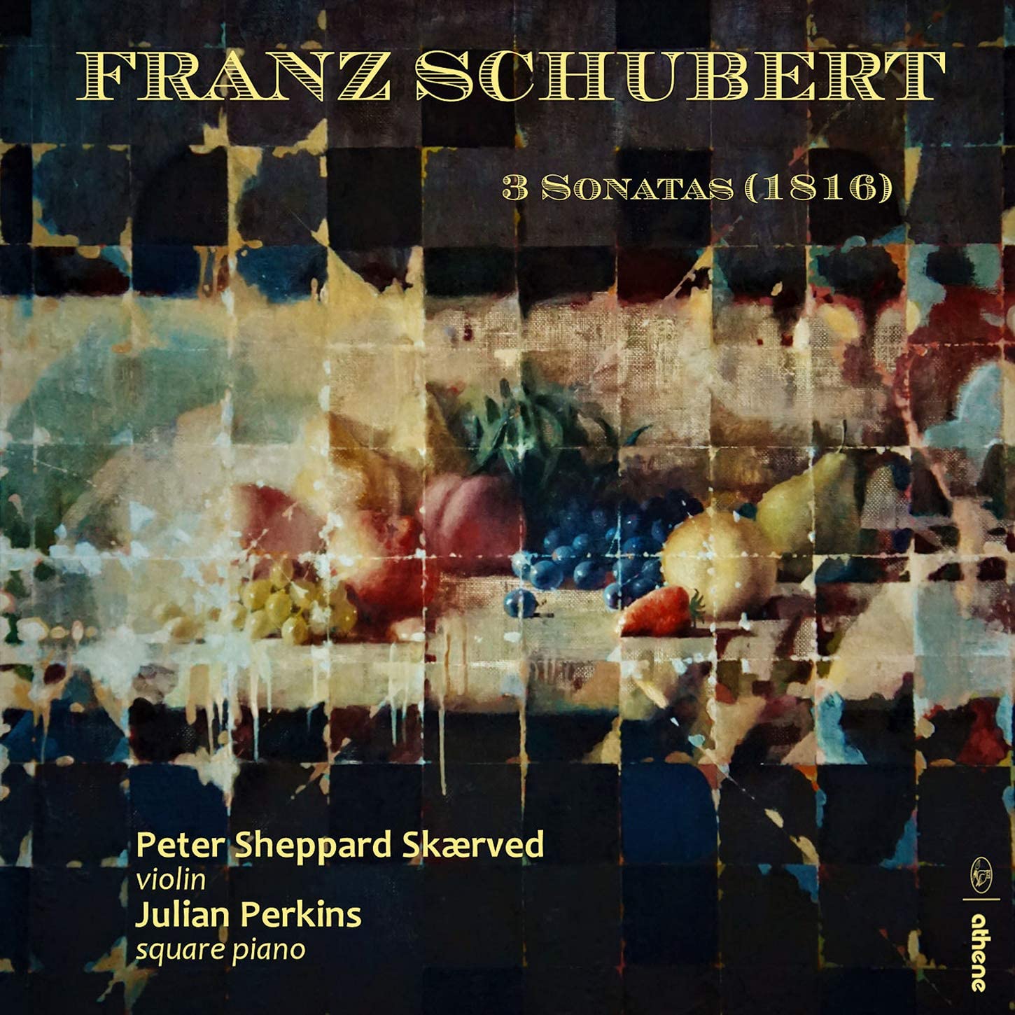 CD cover Schubert violin sonatas