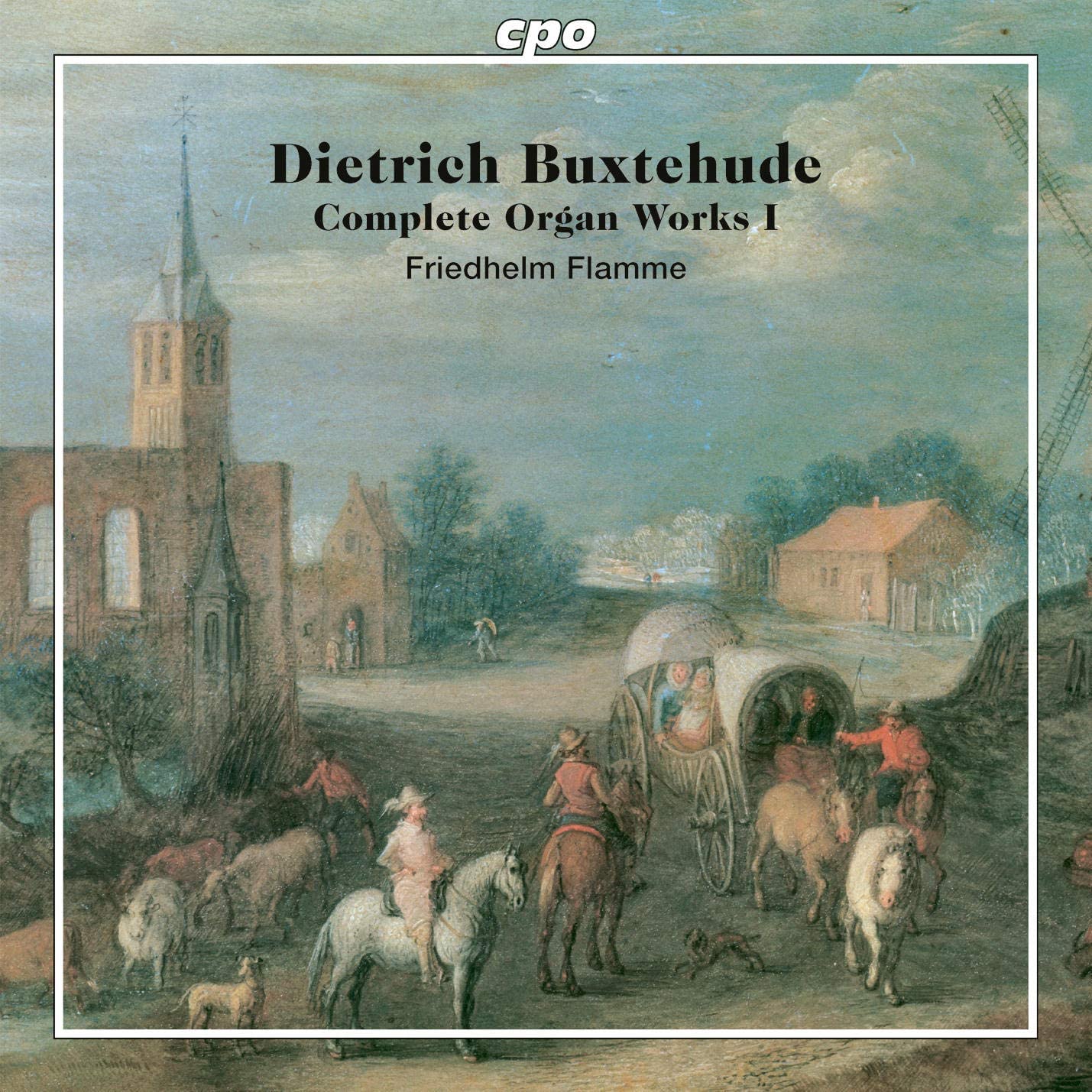 CD cover of Buxtehude Complete Organ Works I Friedhelm Flamme