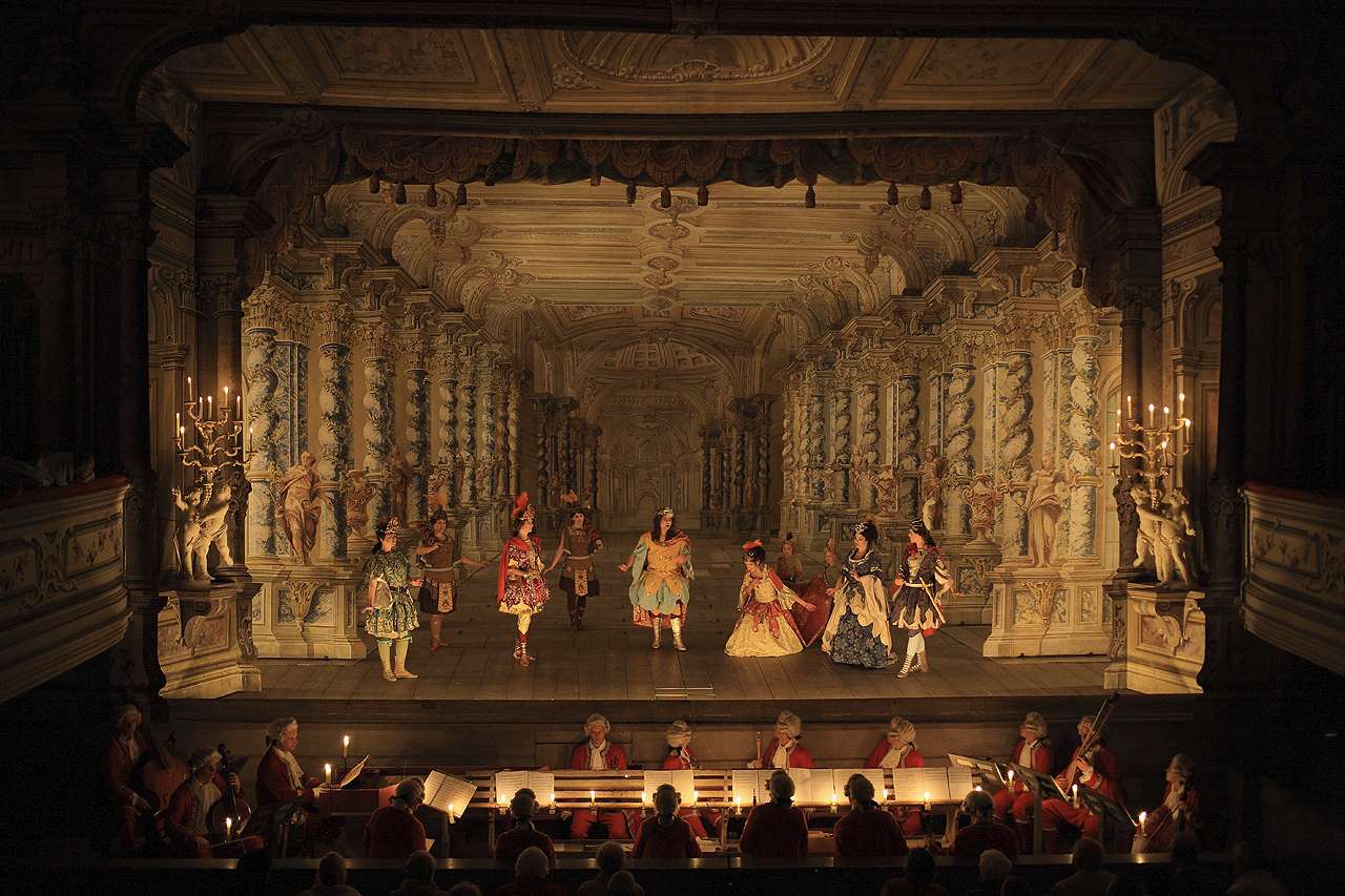 A scene from a Hasse opera