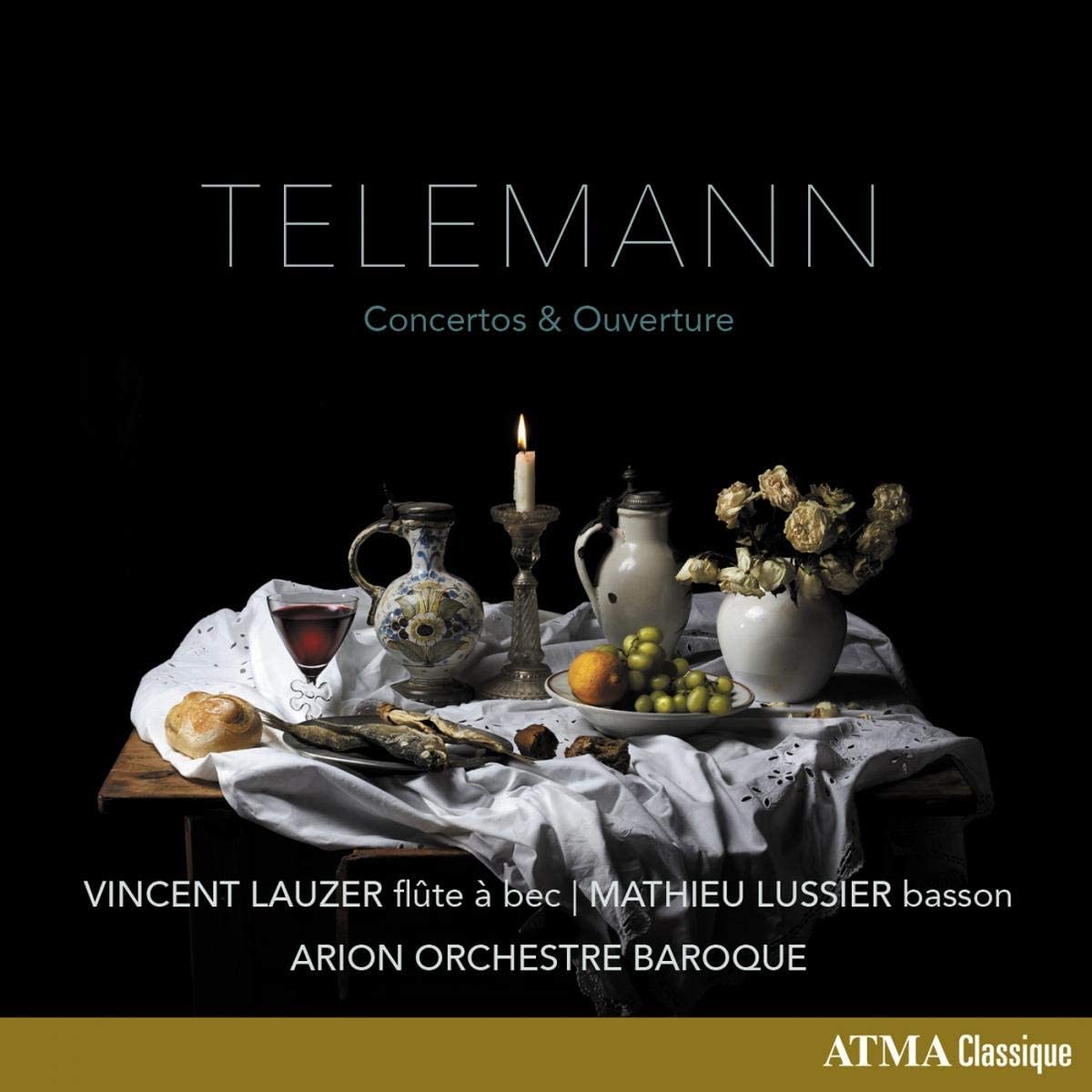 Lauzer and Lussier play Telemann with Arion Orchestre Baroque on Atma classique