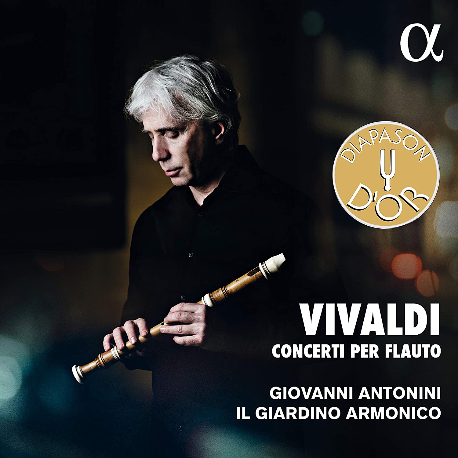 CD cover Antonini plays Vivaldi Concerti per flauto
