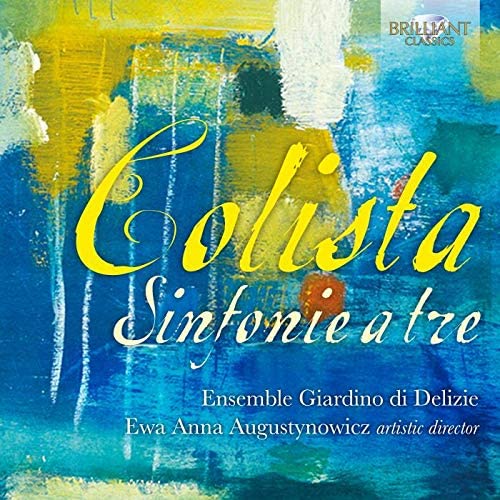 CD cover of Colista Sinfonie a tre