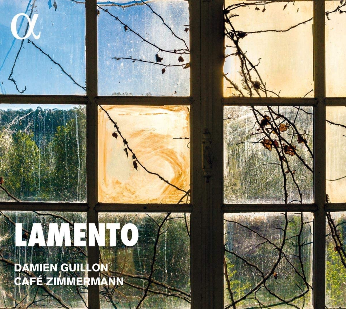 CD cover of Lamento Damien Guillon Cafe Zimmermann