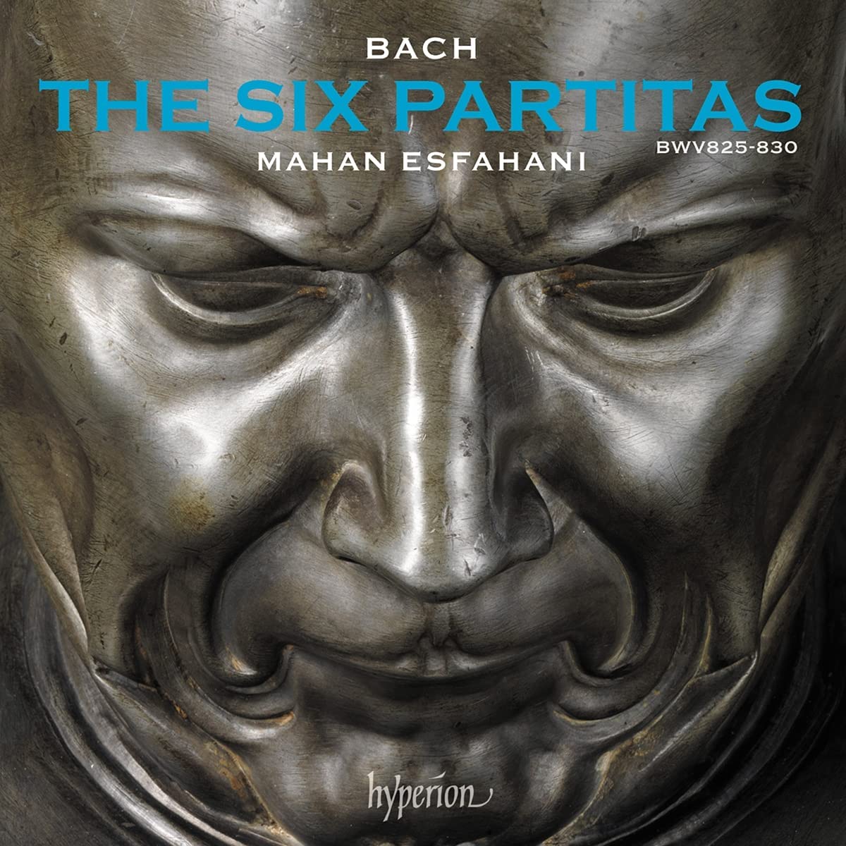 CD cover Bach Six Partitas Mahan Esfanhani
