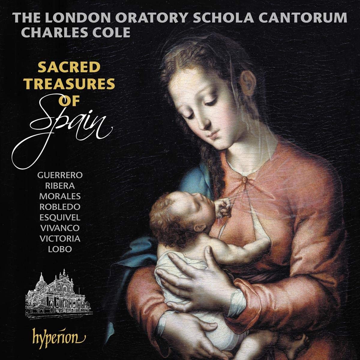 CD cover London Oratory Sacred Treasures of Spain