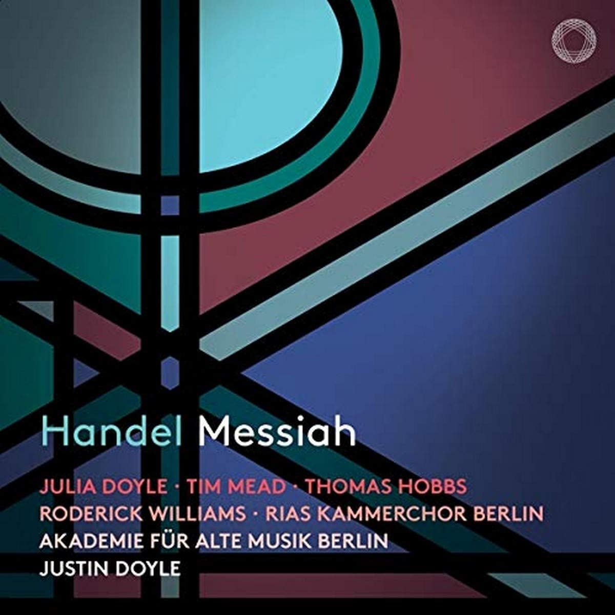 CD cover Pentatone Handel Messiah Justin Doyle RIAS