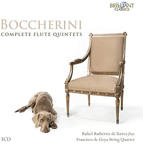 CD cover of Boccherini Flute Quintets