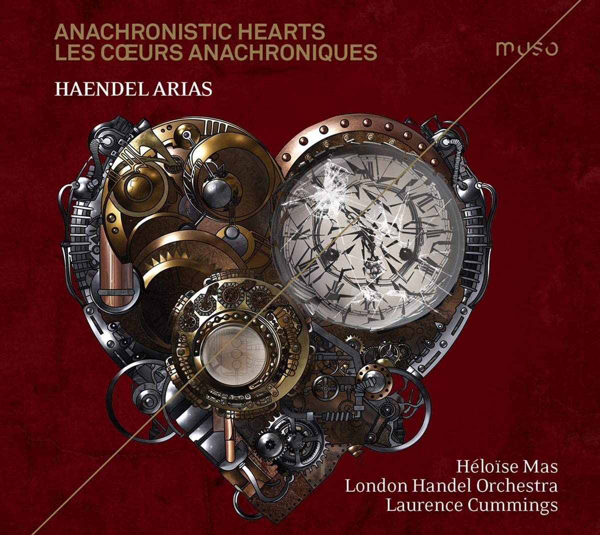 CD cover Anachronistic Hearts Heloise Mas London Handel Orchestra