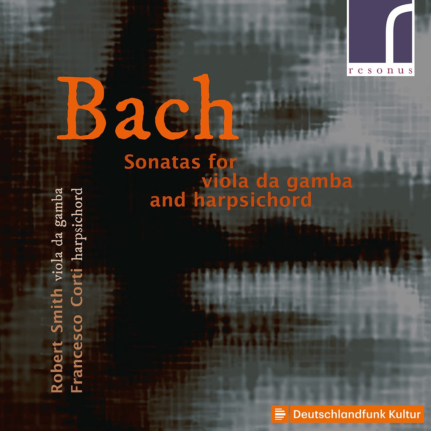 CD cover Bach Sonatas for viola da gamba and harpsichord Robert Smith Francesco Corti
