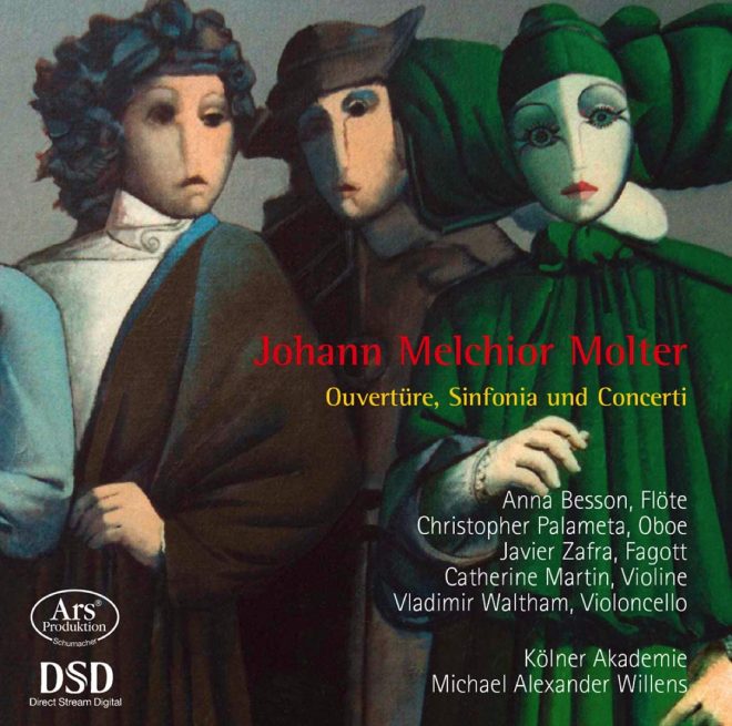CD cover Molter Ouverture Sinfonia und Concerti Kölner Akademie Willens