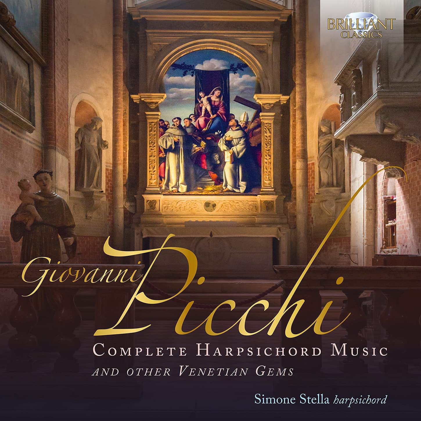CD cover Picchi complete harpsichord music
