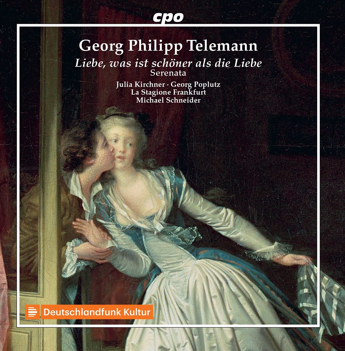 CD cover Telemann Liebe, was ist schöner als die Liebe