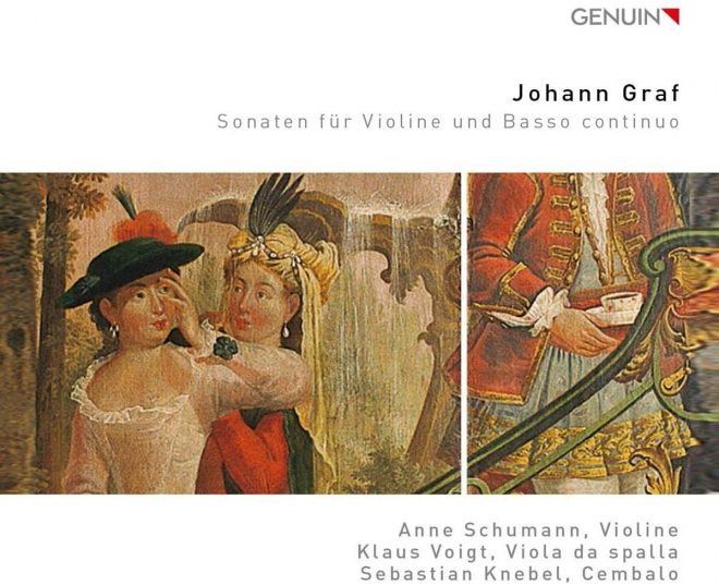 CD cover Graf Violin sonatas Genuin Anne Schumann