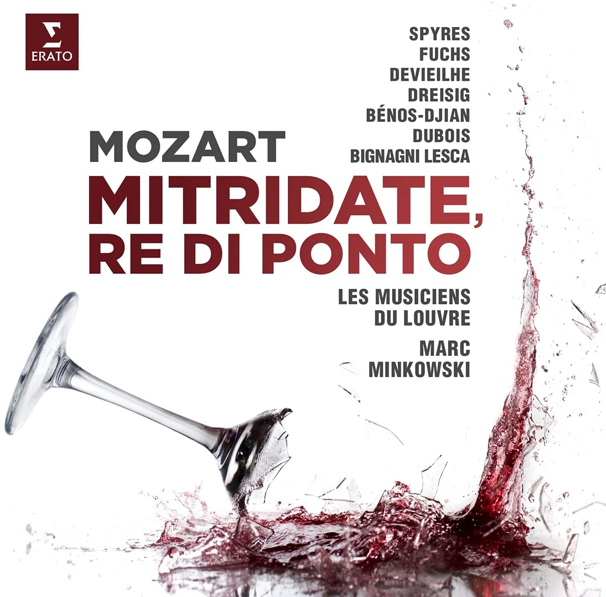 CD cover Minkoski Mozart Mitridate, Re di Ponto