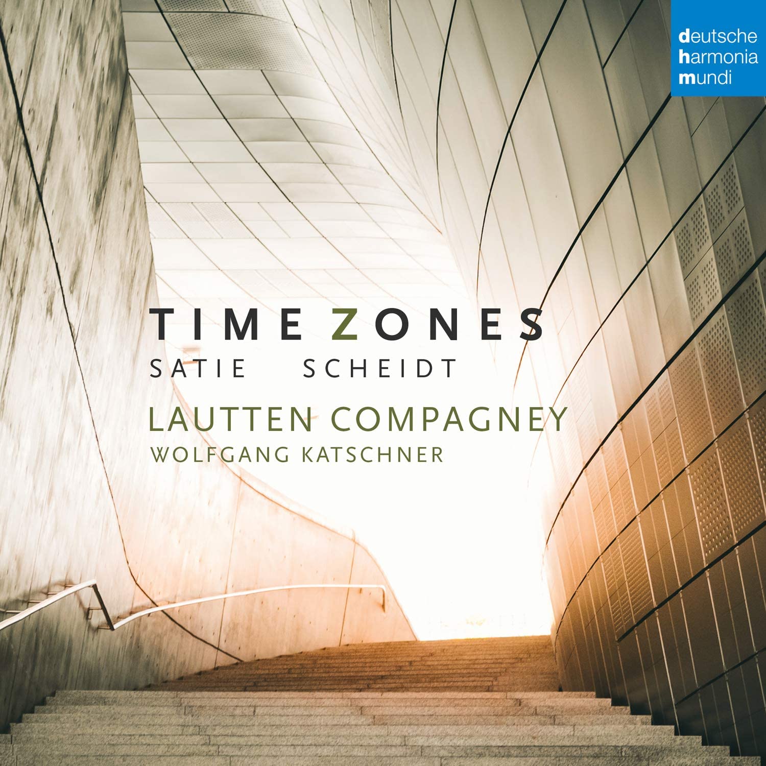 CD cover Satie Scheidt Time Zones Lautten Compagney