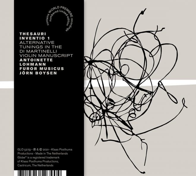CD cover Thesauri Inventio Kromeriz and Di Martinelli violin music