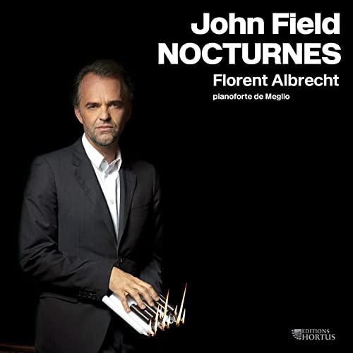 CD cover Lorent Albrecht plays John Field Nocturnes on an 1826 piano