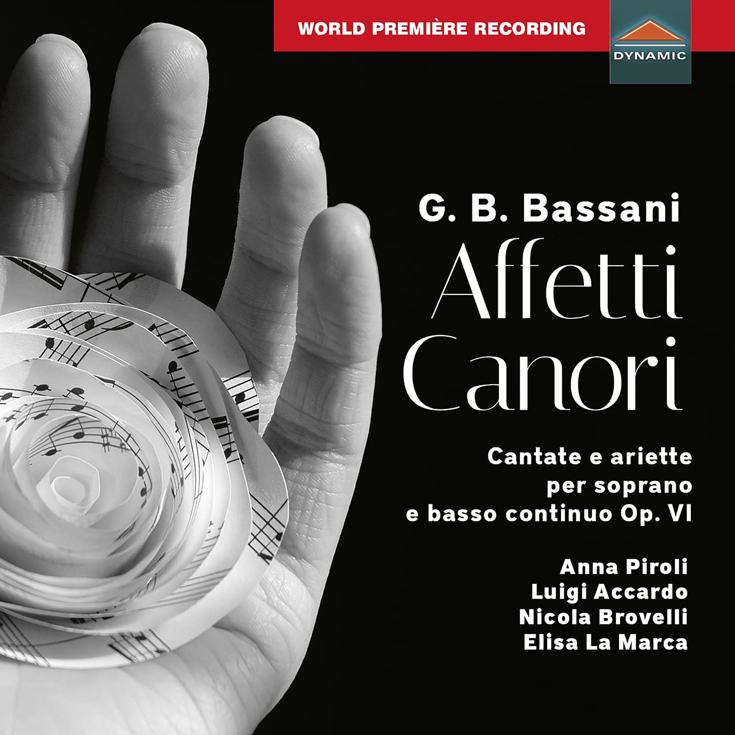 CD cover G B Bassani Affetti Canori op 6