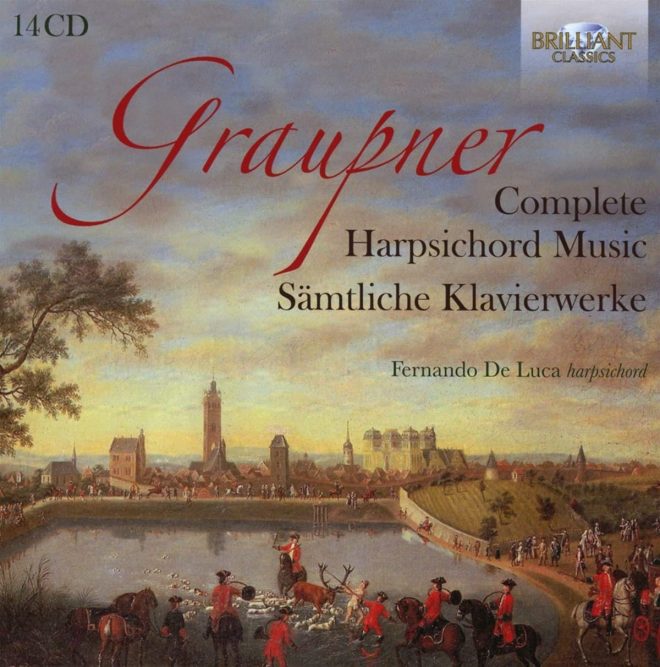 CD cover Graupner Complete Harpsichord Music
