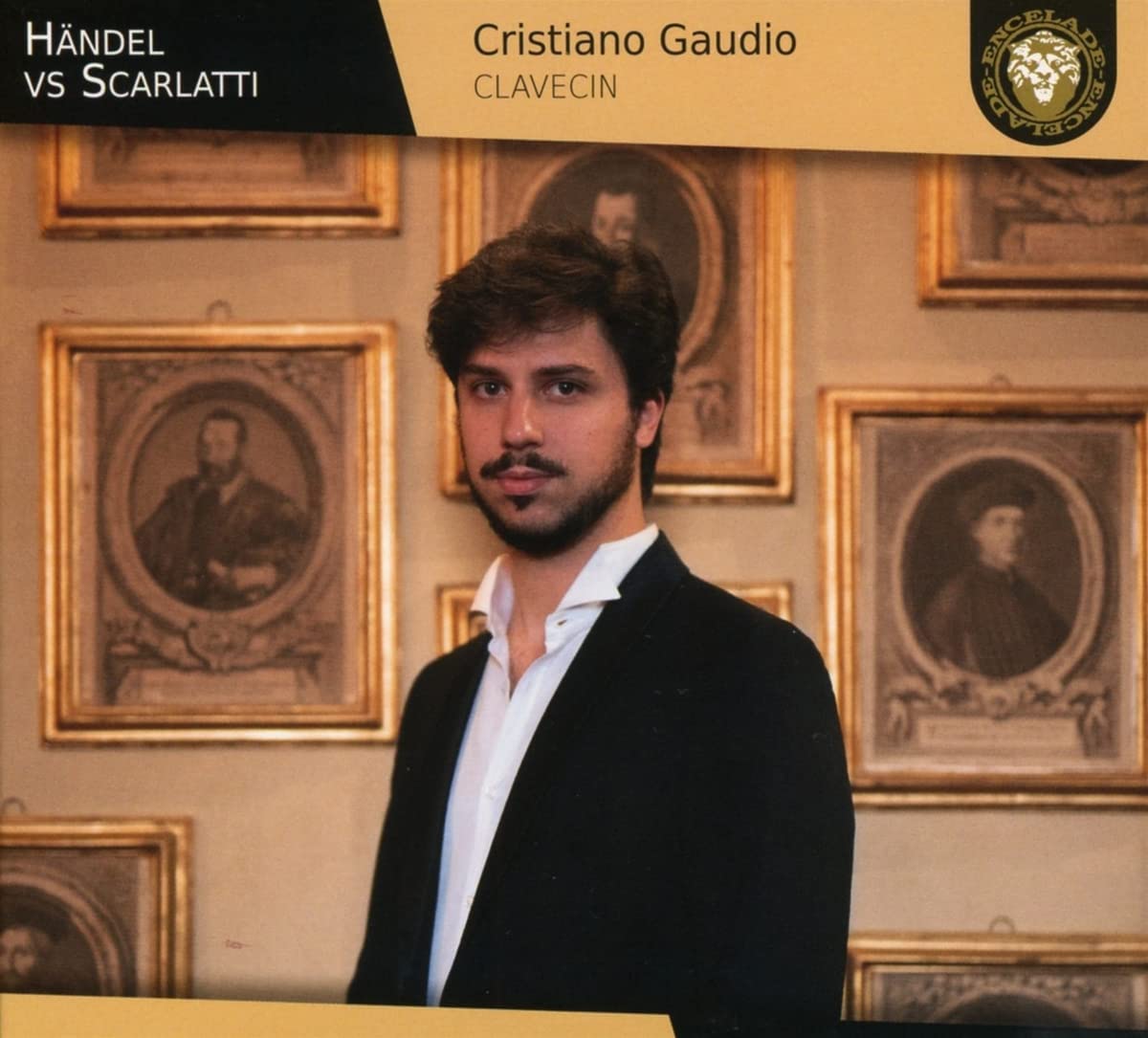 CD cover Handel versus Scarlatti Cristiano Gaudio encelade