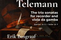 CD cover Telemann The trio sonatas for recorder and viola da gamba