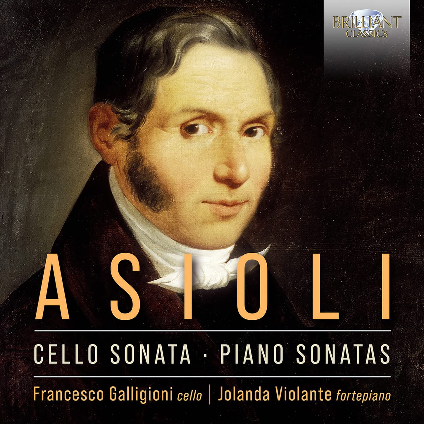 CD cover Asioli Cello and Piano Sonatas