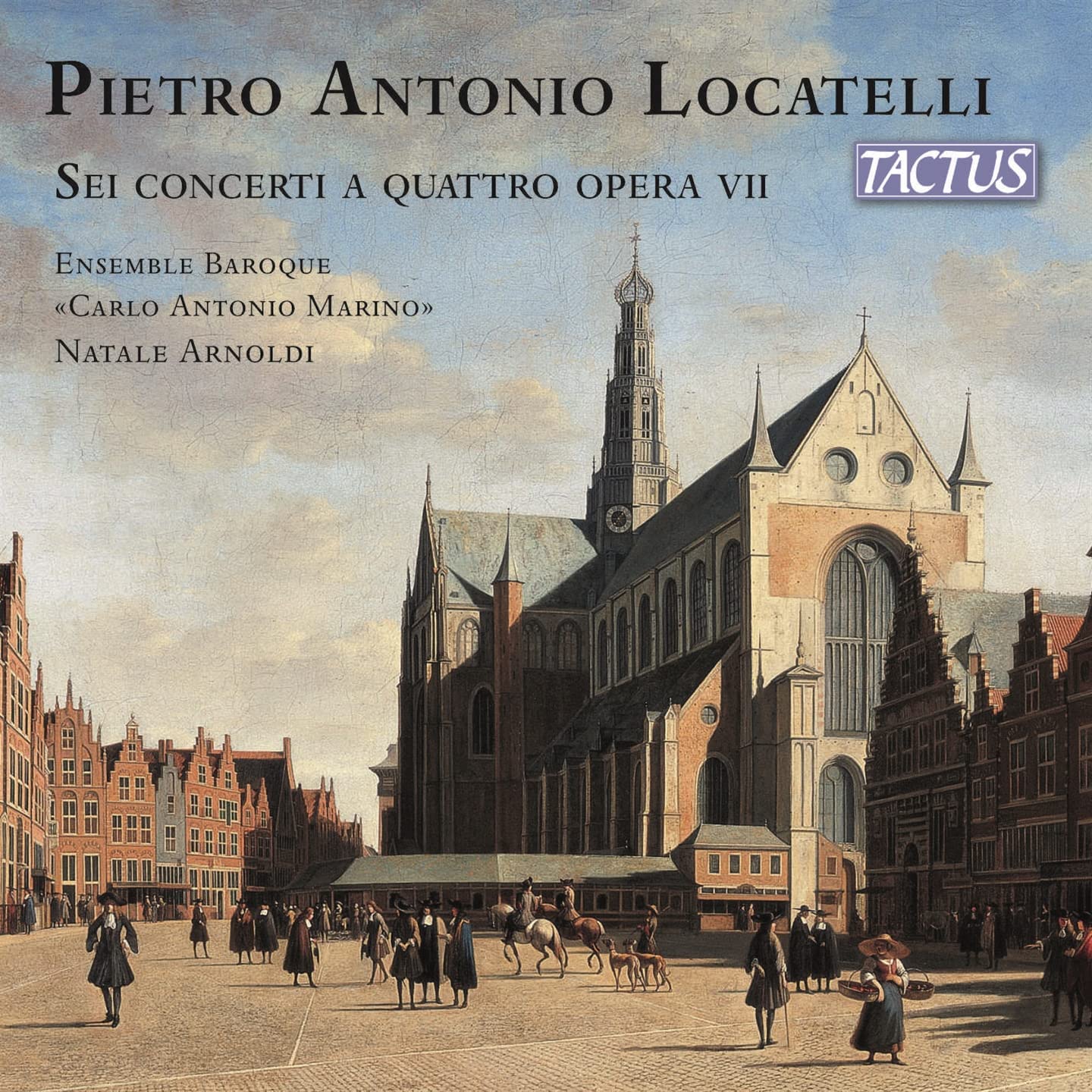 CD cover Natale Arnoldi directs Locatelli Sei Concerti a Quattro op 7