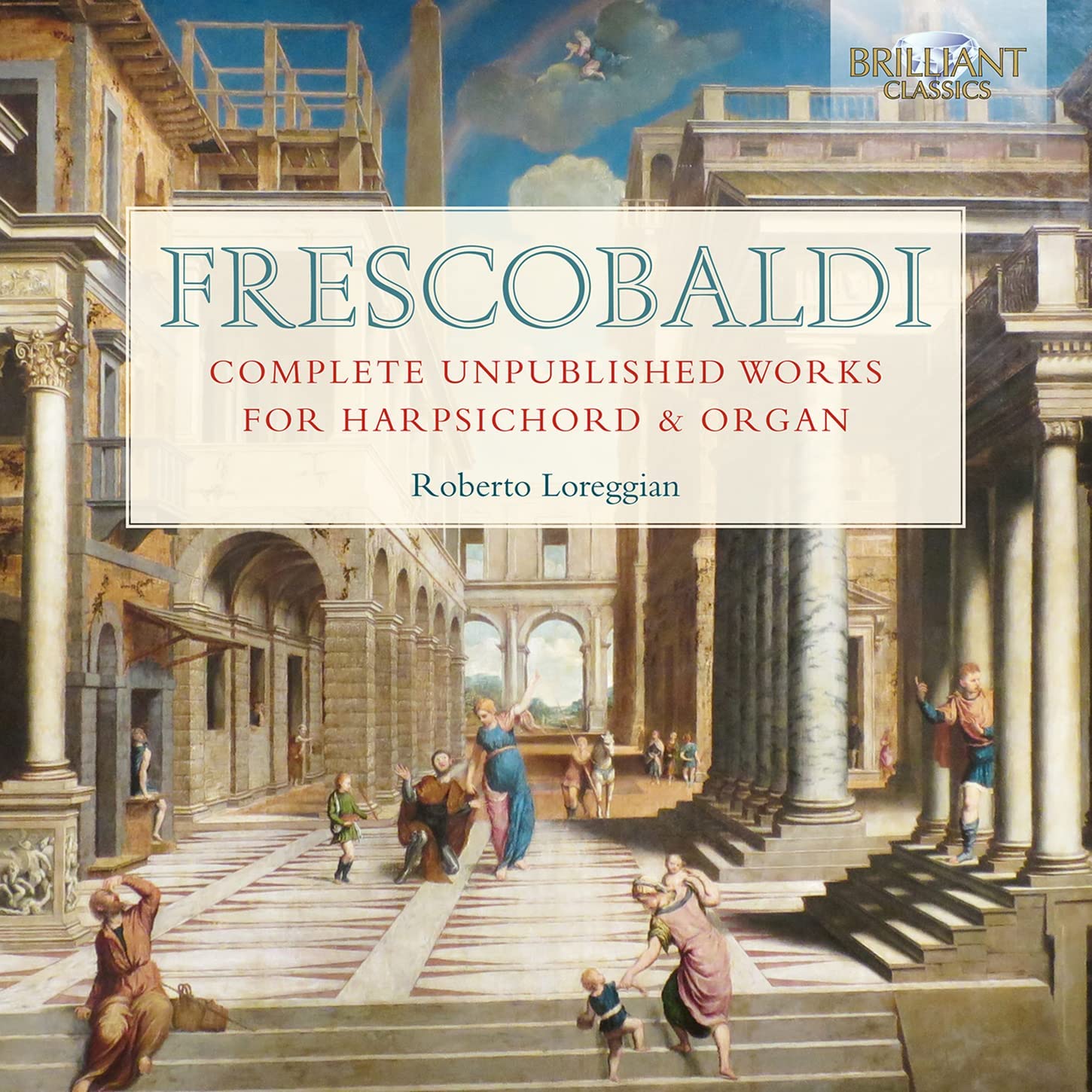 CD cover Roberto Loreggian Frescobaldi boxed set