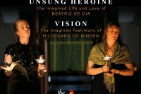 CD cover Unsung Heroine Vision Beatriz de Dia Hildegard of Bingen the telling