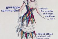 CD cover Giuseppe Sammartini Sonatas for recorder and basso continuo vol. 2