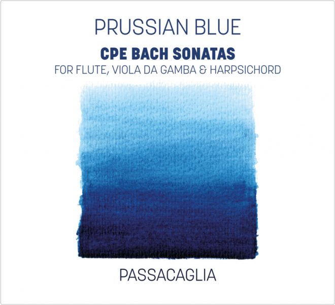 CD cover Prussian Blue Passacaglia Barn Cottage Records