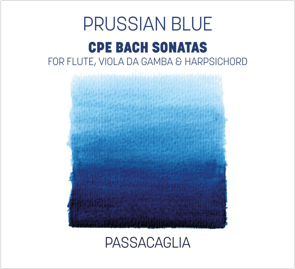 CD cover Prussian Blue Passacaglia Barn Cottage Records