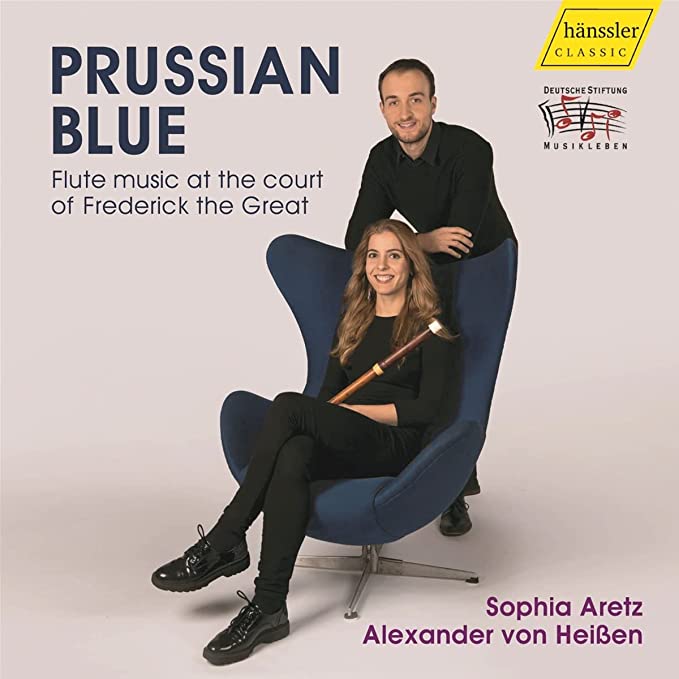 CD cover Prussian Blue Sophia Aretz Alexander von Heißen