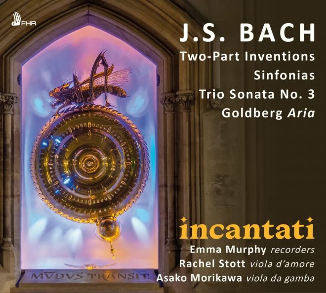 CD cover of Bach arrangements by incantati