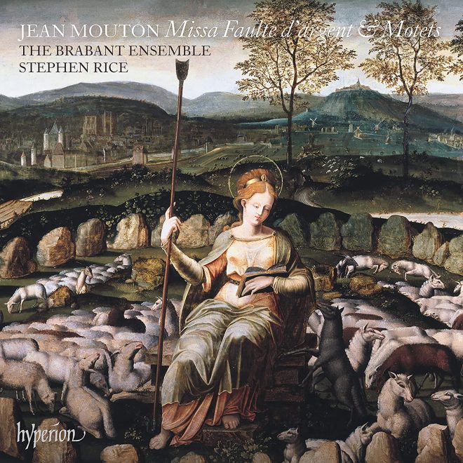 CD cover Mouton Missa Faulte d’argent & Motets