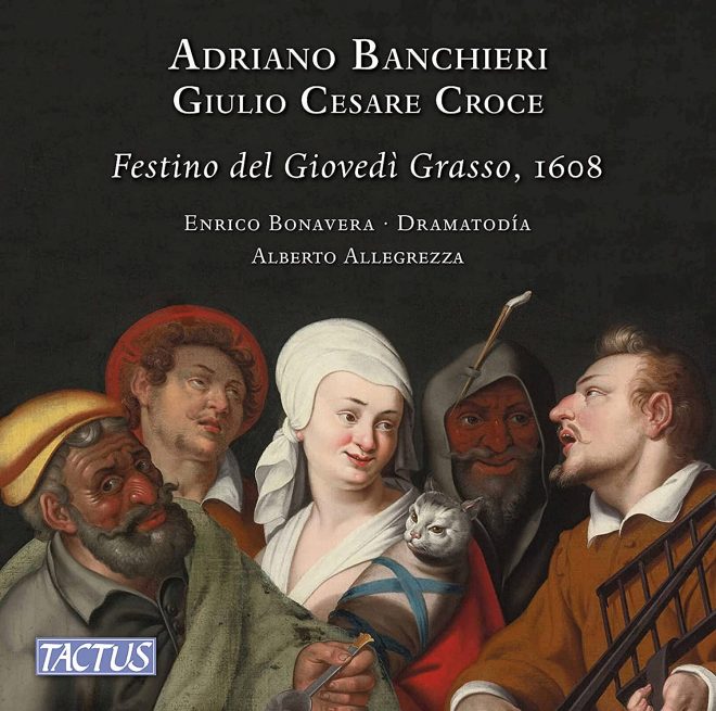 CD cover Banchieri Festino del Giovedi Grasso Tactus